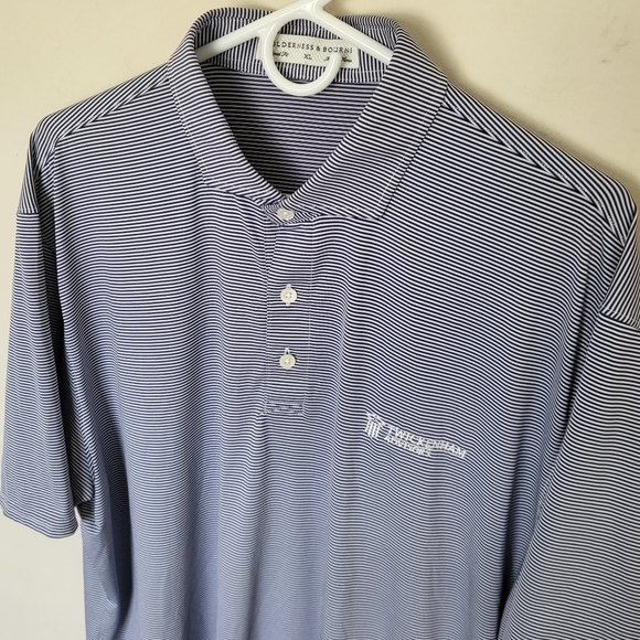 Holderness and Bourne Performance Stretch Striped Golf Polo Shirt - Picture 2 of 6